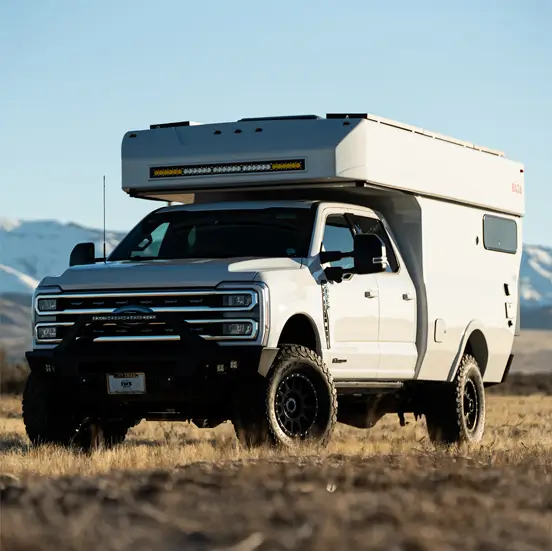 Custom Rossmonster adventure vehicle illustration